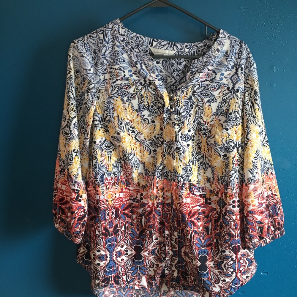 Multiple colored tunic